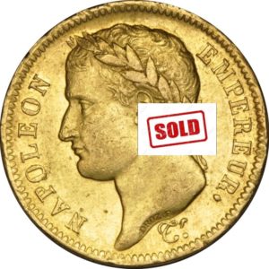 Napoléon Tête Laurée Empire 1812 (Q2) Gold Coin 40 Francs (ITEM SOLD)